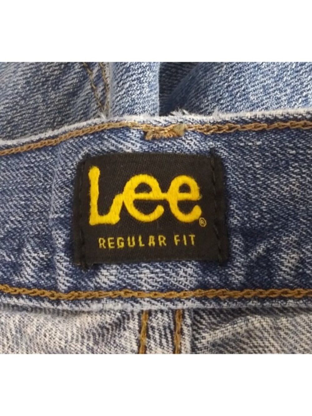 Lee Regular Fit Men's Distressed Bootcut 100% Cotton Jeans Size 33x30 - Picture 7 of 9